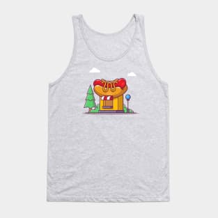 Hot Dog Shop Tank Top